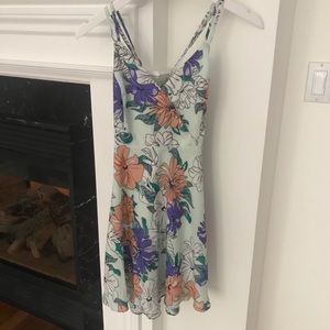 Floral wrap dress
